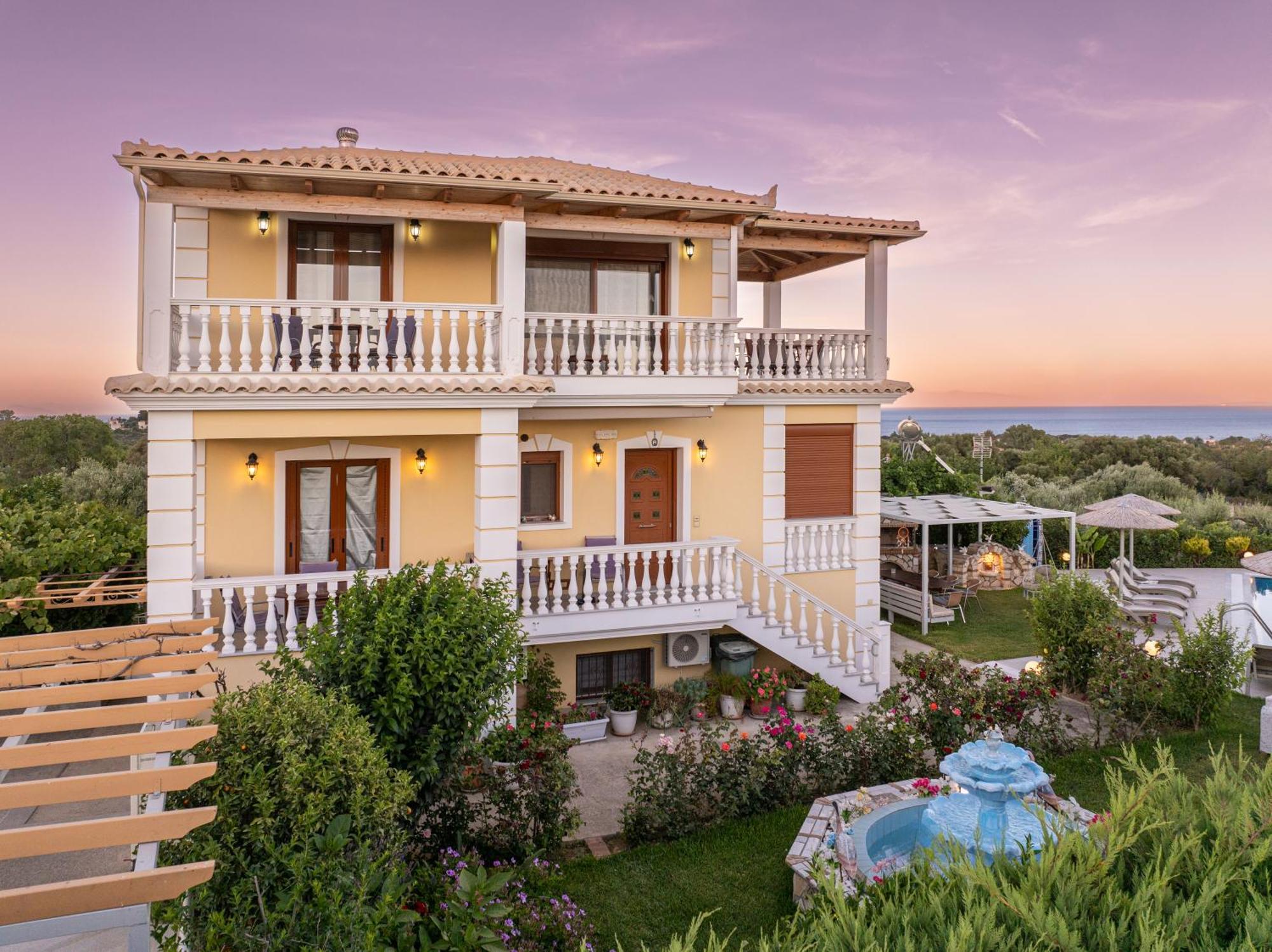 Villa Alonia Skala  Esterno foto