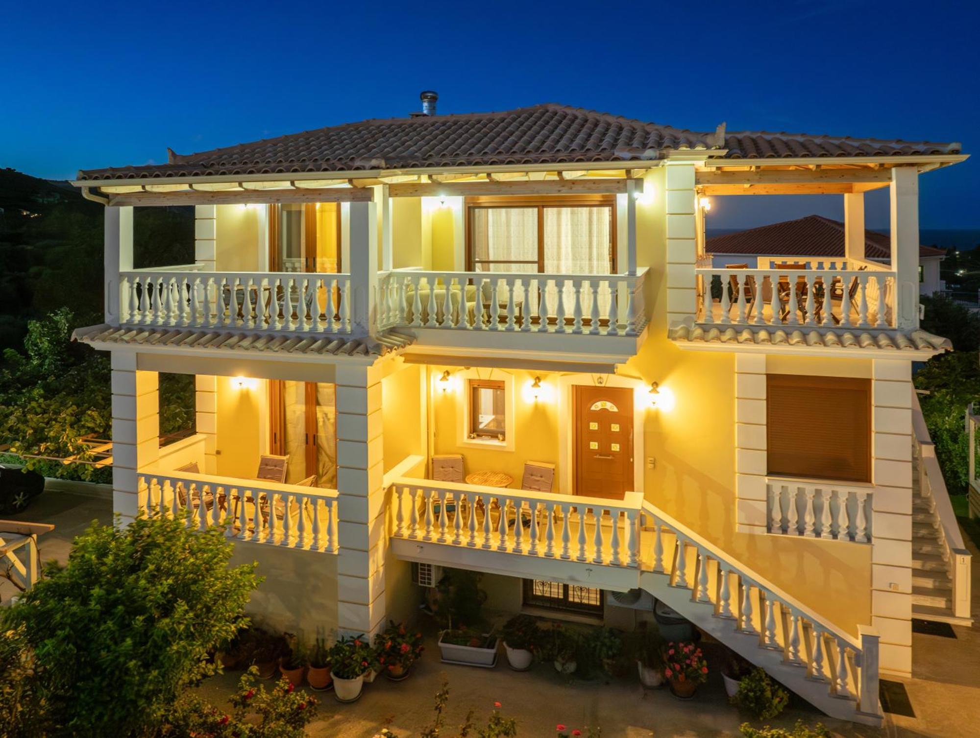 Villa Alonia Skala  Esterno foto